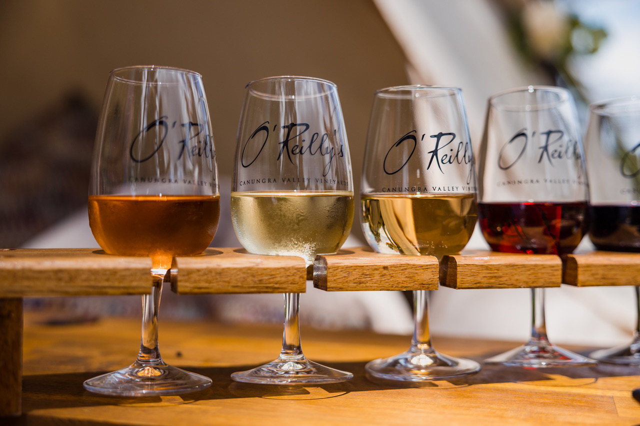 O’Reilly’s Tasting Paddle- Image Courtesy of Destination Gold Coast